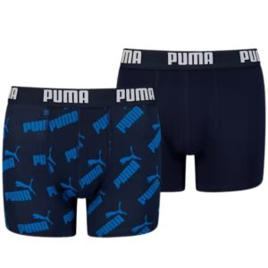 Vaikiškos trumpikės Puma Basic Boxer 2P tamsiai mėlynos, juodos 935526 02