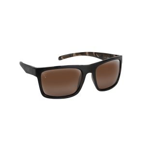 FOX Avius Black Camo Frame – Brown Lens Polarised Sunglasses poliarizuoti akiniai nuo saulės