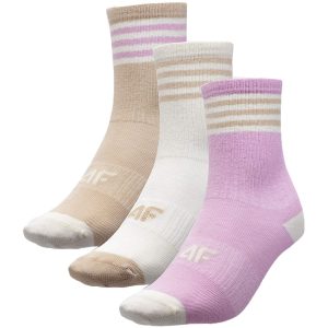 Vaikiškos kojinės mergaitėms 4F F230 3P įvairių spalvų 1 4FJWAW23USOCF230 91S