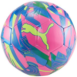 Futbolo kamuolys Puma Graphic Energy rožinė ir mėlyna 84136 01