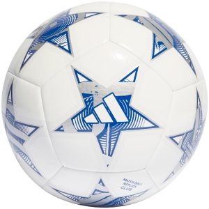 Futbolo kamuolys Adidas UCL Club 23/24 Grupės etapas balta ir mėlyna IA0945