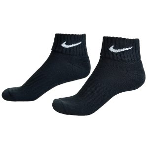Kojinės Nike Value Cotton Quarter 3 poros, juodos SX4926 001