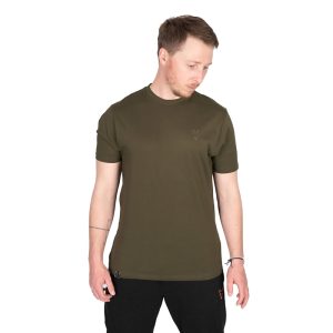 FOX Khaki Head Logo T-Shirt marškinėliai (M dydis)