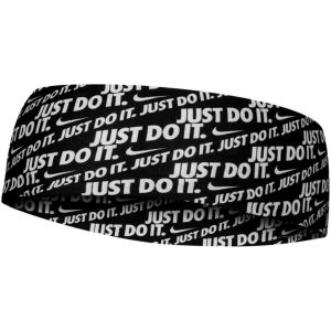 Galvos juosta Nike Dri-Fit Fury, juodai balta N1003619010OS