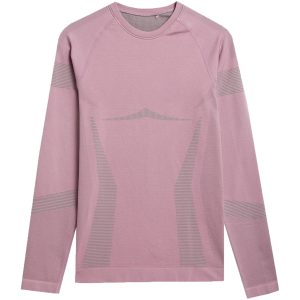 Moteriški termo marškinėliai 4F F113 tamsiai rožinė 4FAW23USEAF113 53S