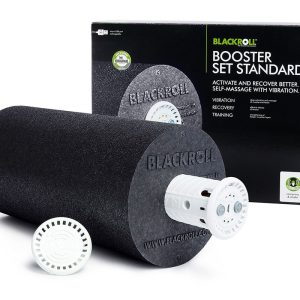 Masažo rinkinys Blackroll® Booster Standart (vibracinis prietaisas + Blackroll® Standart)
