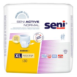 SENI Active Normal Extra Large sauskelnės – kelnaitės, 30vnt.