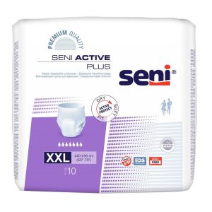 SENI Active Plus XX Large sauskelnės – kelnaitės, 10vnt.