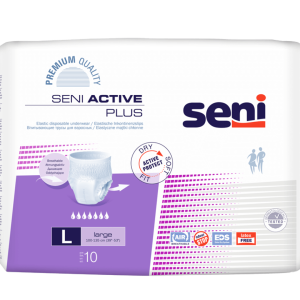 SENI Active Plus Large sauskelnės – kelnaitės, 10vnt.