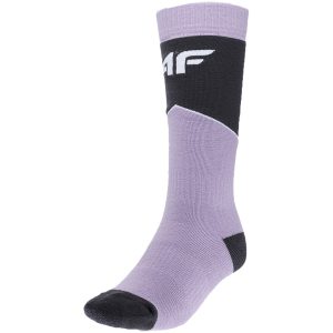 Slidinėjimo kojinės mergaitėms 4F FNK F118 šviesiai violetinė 4FJWAW23UFSOF118 52S