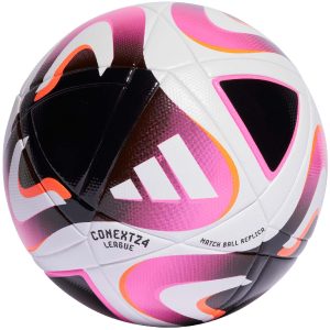 Futbolo kamuolys Adidas Conext 24 League, balta ir rožinė IP1617