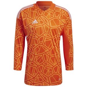 Vyriški vartininko marškinėliai Adidas Condivo 22 Golakeeper, ilgomis rankovėmis, oranžiniai HB1617
