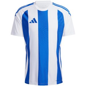 Vyriški futbolo marškinėliai Adidas Striped 24 Jersey baltas ir mėlynas IW2144