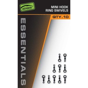 FOX Edges Essentials Micro Hook Ring Swivels suktukai (10 vnt.)